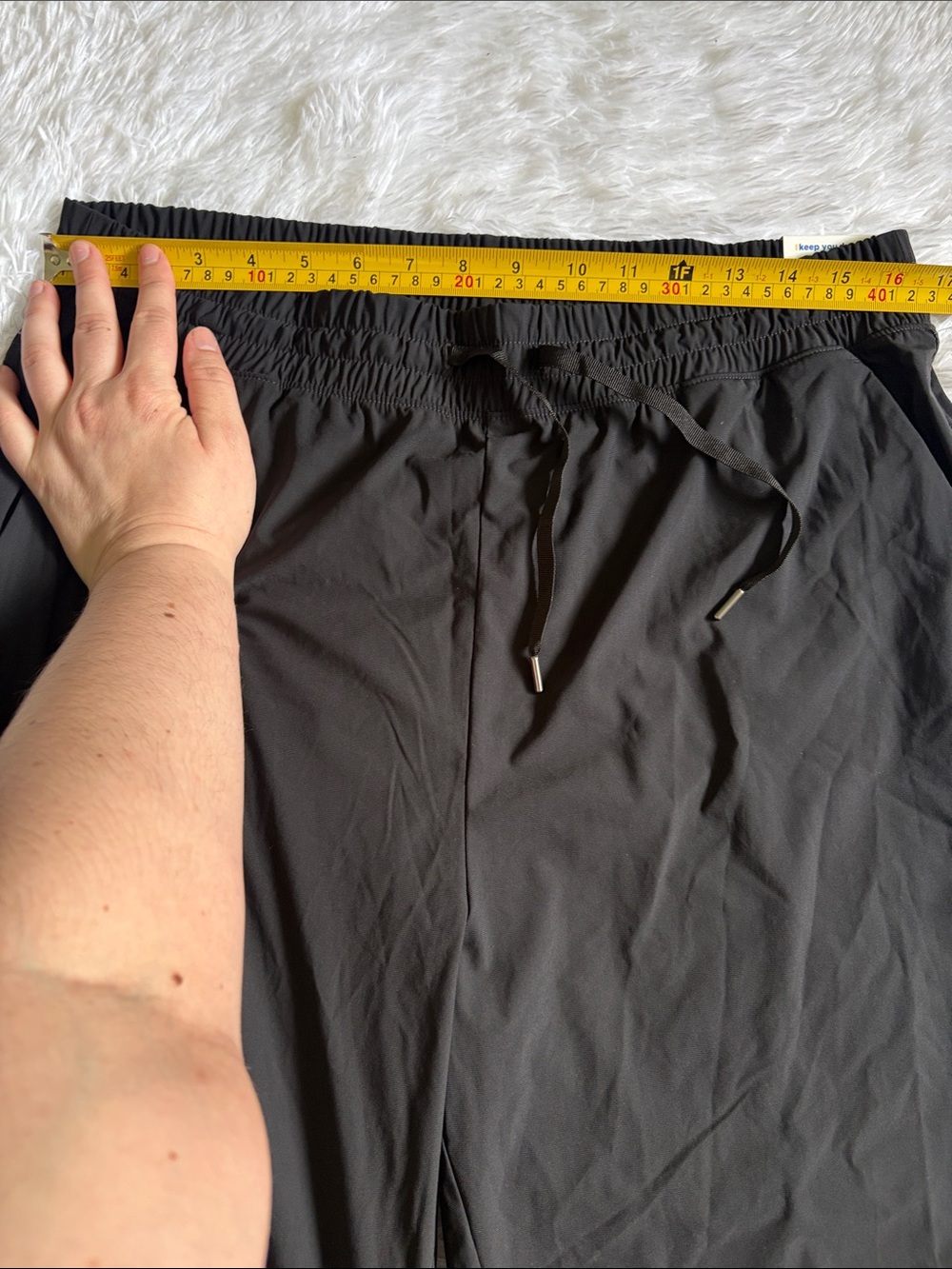 NWT Old Navy Black High-Rise Jogger Pants Go-Dry Size L - Picture 11 of 16
